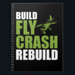 Funny RC Aircraft Pilot Controlled Model Plane Notebook<br><div class="desc">Funny RC Aircraft Pilot Controlled Model Plane. Flying RC Plane Hobby Aviation Humour.</div>