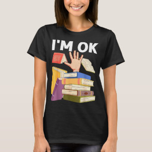 Funny read book reading nerd librarian teacher T-Shirt