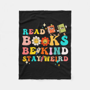 Funny reader book quote design for reading lover fleece blanket