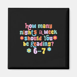 Funny Reading 67 Meme 6-7 Boys Kids Six Seven Teac Magnet