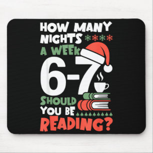 Funny Reading 67 Meme Englieacher Christmas Book L Mouse Mat