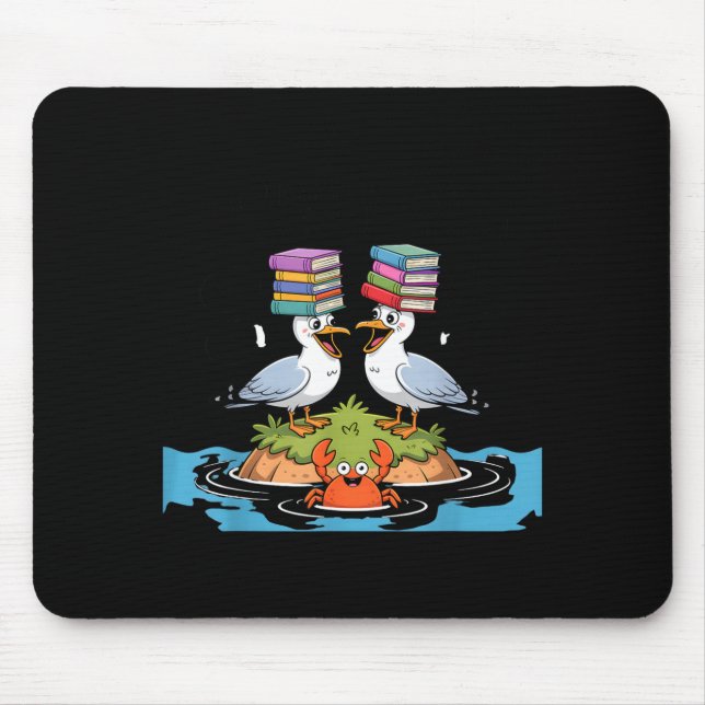 Funny Reading 67 Six Seven Meme Englieacher Book L Mouse Mat (Front)