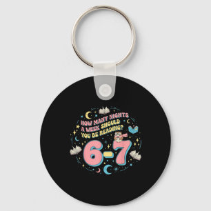Funny Reading 67 Six Seven Meme English Teacher Bo Key Ring