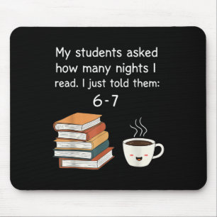 Funny Reading 67 Six Seven Meme English Teacher Bo Mouse Mat