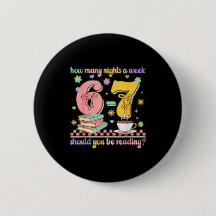 Funny Reading 67 Teacher Six Seven Reading 6 7 Boo Cm Round Badge