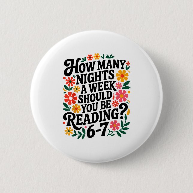 Funny Reading 6 7 Six Seven Meme Englieacher Book  6 Cm Round Badge (Front)
