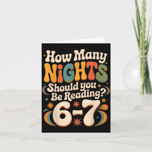 Funny Reading 6 7 Six Seven Meme Englieacher Book  Card