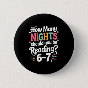 Funny Reading 6 7 Six Seven Meme Englieacher Book Cm Round Badge