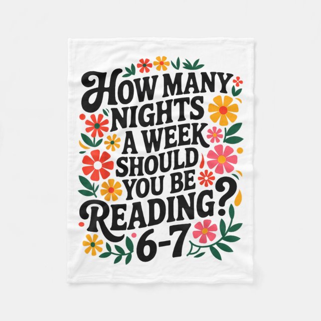 Funny Reading 6 7 Six Seven Meme Englieacher Book  Fleece Blanket (Front)