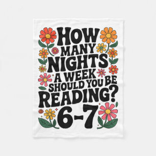 Funny Reading 6 7 Six Seven Meme Englieacher Book Fleece Blanket