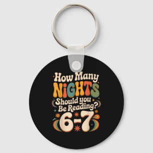 Funny Reading 6 7 Six Seven Meme Englieacher Book Key Ring