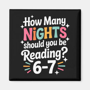 Funny Reading 6 7 Six Seven Meme Englieacher Book Magnet