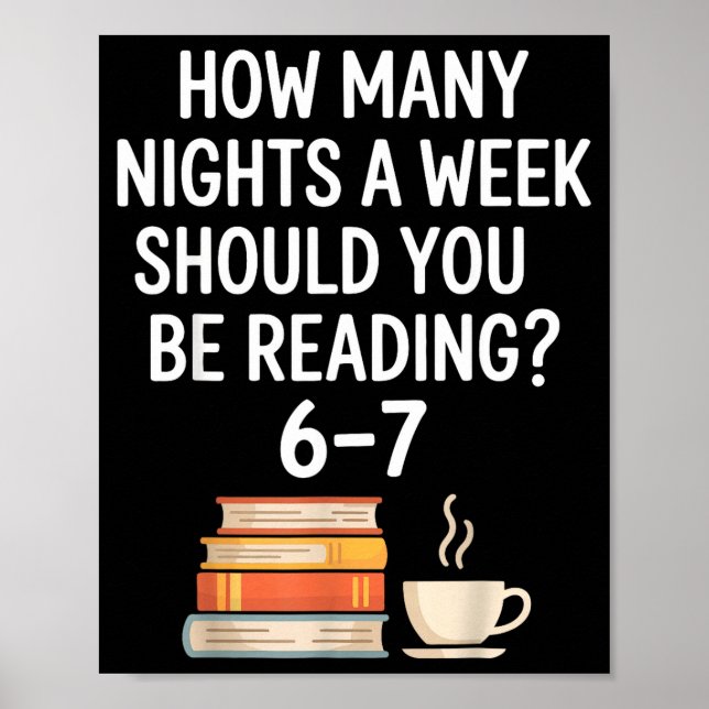 Funny Reading 6 7 Six Seven Meme Englieacher Book  Poster (Front)
