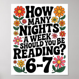 Funny Reading 6 7 Six Seven Meme Englieacher Book Poster