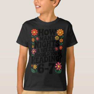 Funny Reading 6 7 Six Seven Meme Englieacher Book T-Shirt