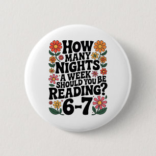 Funny Reading 6 7 Six Seven Meme English Teacher B Cm Round Badge