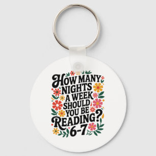 Funny Reading 6 7 Six Seven Meme English Teacher B Key Ring