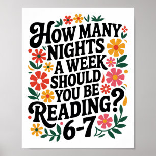 Funny Reading 6 7 Six Seven Meme English Teacher B Poster
