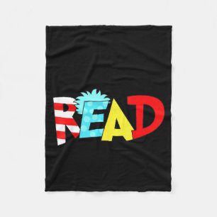 Funny reading book lover men women kids fleece blanket