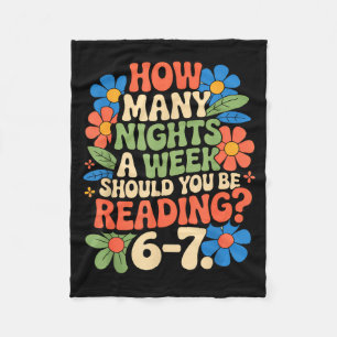 Funny Reading Book Teacher 67 Six Seven Meme  Fleece Blanket