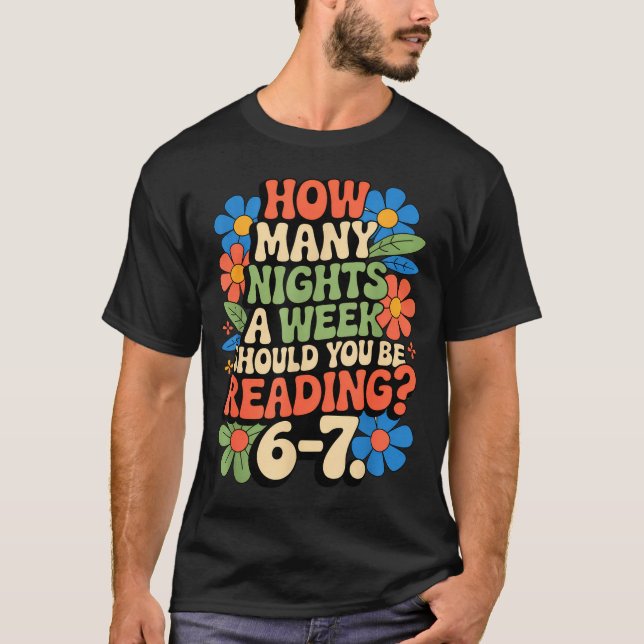 Funny Reading Book Teacher 67 Six Seven Meme  T-Shirt (Front)