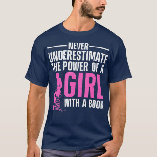 Funny Reading For Women Girls Bookworm Novel Book  T-Shirt