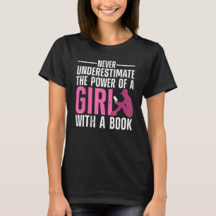 Funny Reading For Women Girls Bookworm Novel Book T-Shirt