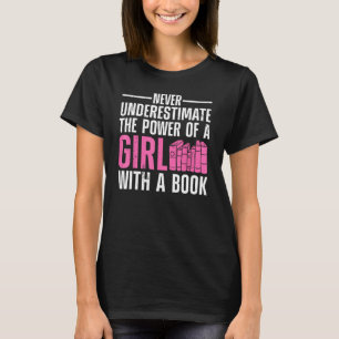 Funny Reading For Women Girls Bookworm Novel Book T-Shirt
