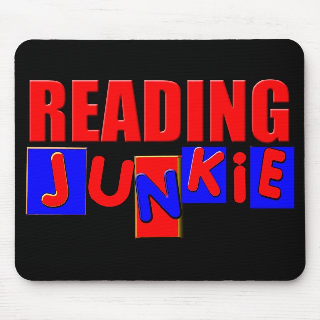 funny reading mouse mat (Front)
