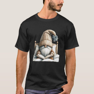 Funny Reading Teacher Gnome for Women and Men Who T-Shirt