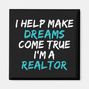 Funny Real Estate Agent Broker Realtor Cute House Magnet