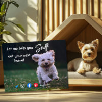 funny real estate sniff out your next home dog pos