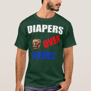 Funny Real Men Wear Diapers 2024 T-Shirt