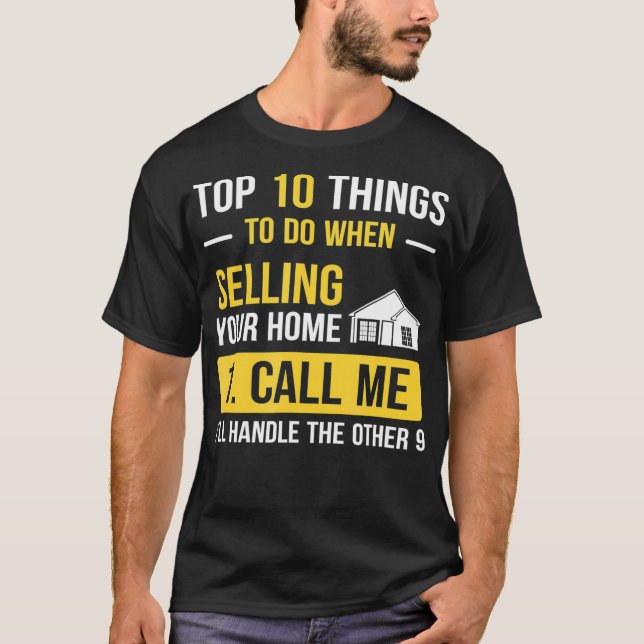 Funny Realtor Joke New Home Owners House Real Esta T-Shirt (Front)
