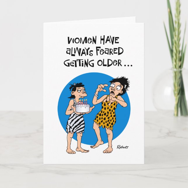 Funny Reassurance Birthday Card for a Woman (Front)