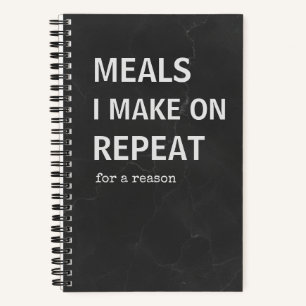 Funny Recipe Book Meals I Make on Repeat
