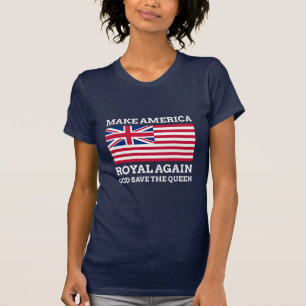 Funny Red Blue Make America Royal Again Art T-Shirt