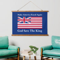 Funny Red Blue Make America Royal Again Flag