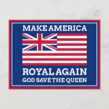 Funny Red Blue Make America Royal Again Vector Art