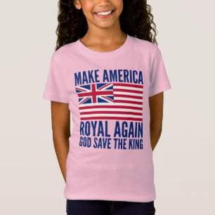 Funny Red Blue Make America Royal Again Vector Art T-Shirt