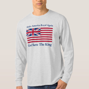 Funny Red Blue White Make America Royal Again Flag T-Shirt