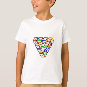 Funny Red Blue Yellow Green Kid Toy Blocks T-Shirt
