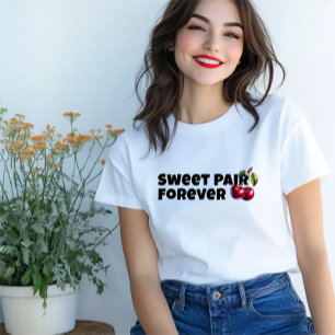 Funny red cherry vibe slogan mother day Tri-Blend shirt