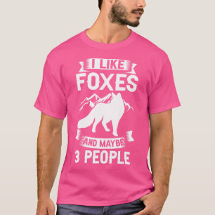 Funny Red Cute Orange Fennec Foxes T-Shirt