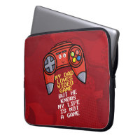 Funny Red Joystick Father's Day Greeting
