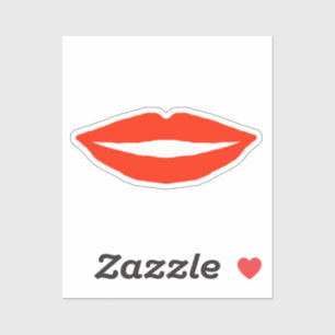 Funny Red Lips