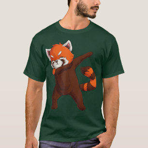 funny red panda dabbing for kids boys girls men pa T-Shirt