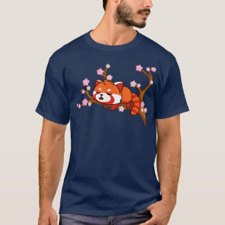 Funny Red Panda Sleeping T-Shirt