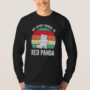 Funny Red Panda Trending My Spirit Animal Is Red T-Shirt
