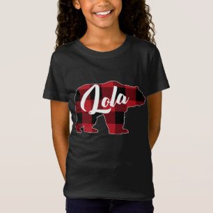 Funny Red Plaid Buffalo Bear Apparel, Filipino Lol T-Shirt